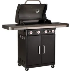 Landmann Gasgrill Rexon PTS 4.1 Mit 4 Brennern & Zusätzlichem Seitenbrenner -Geschäft Für Grillzubehör Für Die Küche Zu Hause 000810122318 747420 4327 2