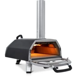 Ooni Pizzaofen Karu 16 Multi-Brennstoff Outdoor Edelstahl/Schwarz -Geschäft Für Grillzubehör Für Die Küche Zu Hause 060568345451 11029300 S 02