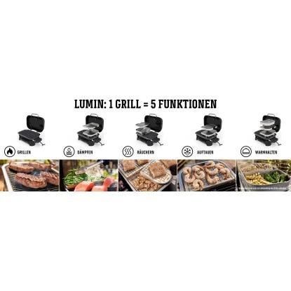 Weber Elektrogrill Lumin mit Stand Black - Modern und Praktisch Weber Elektrogrill Lumin Mit Stand Black - Modern Und Praktisch -Geschäft Für Grillzubehör Für Die Küche Zu Hause 1201268 03 2