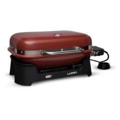 Weber Elektrogrill Lumin Crimson Red - Modern, Praktisch Und Leistungsstark -Geschäft Für Grillzubehör Für Die Küche Zu Hause 1201458 3994 03 rgb