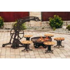 Ferrum Art Design Feuerstelle Industrie Blank 5 Ferrum Art Design Feuerstelle Industrie Blank -Geschäft Für Grillzubehör Für Die Küche Zu Hause 1310143 3