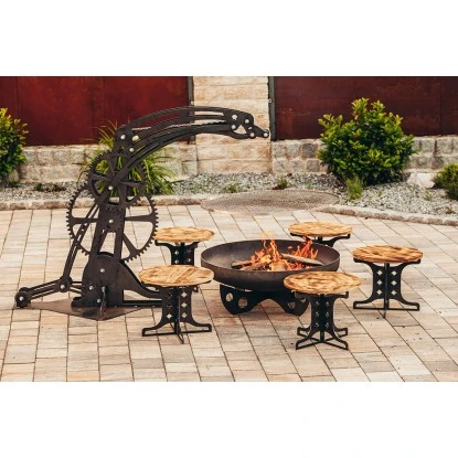 Ferrum Art Design Feuerstelle Industrie Blank Ferrum Art Design Feuerstelle Industrie Blank -Geschäft Für Grillzubehör Für Die Küche Zu Hause 1310143 3