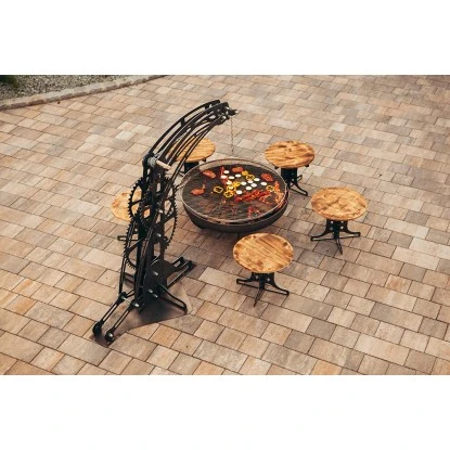 Ferrum Art Design Feuerstelle Industrie Blank Ferrum Art Design Feuerstelle Industrie Blank -Geschäft Für Grillzubehör Für Die Küche Zu Hause 1310143 6