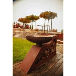 Ferrum Art Design Feuerstelle L-Form Rost 12 Ferrum Art Design Feuerstelle L-Form Rost -Geschäft Für Grillzubehör Für Die Küche Zu Hause 1310713 10