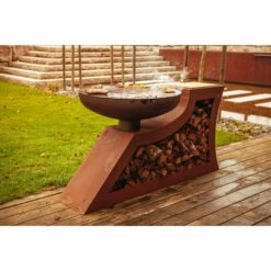 Ferrum Art Design Feuerstelle L-Form Rost 5 Ferrum Art Design Feuerstelle L-Form Rost -Geschäft Für Grillzubehör Für Die Küche Zu Hause 1310713 3