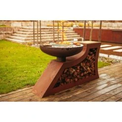 Ferrum Art Design Feuerstelle L-Form Rost 6 Ferrum Art Design Feuerstelle L-Form Rost -Geschäft Für Grillzubehör Für Die Küche Zu Hause 1310713 4