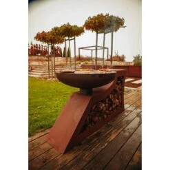 Ferrum Art Design Feuerstelle L-Form Rost 11 Ferrum Art Design Feuerstelle L-Form Rost -Geschäft Für Grillzubehör Für Die Küche Zu Hause 1310713 9