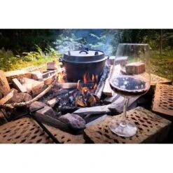 El Fuego Dutch-Oven Gusseisen 7,2 L Deckel 1,8 L Schwarz 9 El Fuego Dutch-Oven Gusseisen 7,2 L Deckel 1,8 L Schwarz -Geschäft Für Grillzubehör Für Die Küche Zu Hause 194126 2240 AB 01