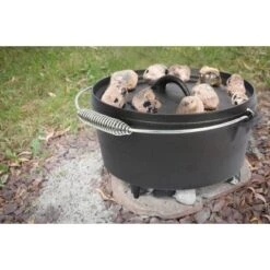 El Fuego Dutch-Oven Gusseisen 7,2 L Deckel 1,8 L Schwarz 10 El Fuego Dutch-Oven Gusseisen 7,2 L Deckel 1,8 L Schwarz -Geschäft Für Grillzubehör Für Die Küche Zu Hause 194126 2240 AB 02