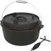 El Fuego Dutch-Oven Gusseisen 7,2 L Deckel 1,8 L Schwarz -Geschäft Für Grillzubehör Für Die Küche Zu Hause 194126 2240 S 01