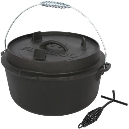 El Fuego Dutch-Oven Gusseisen 7,2 l Deckel 1,8 l Schwarz El Fuego Dutch-Oven Gusseisen 7,2 L Deckel 1,8 L Schwarz -Geschäft Für Grillzubehör Für Die Küche Zu Hause 194126 2240 S 01