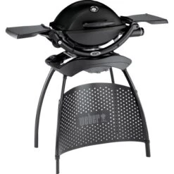 Weber Gasgrill Q 1200 Schwarz Mit 1 Brenner Und Standgestell