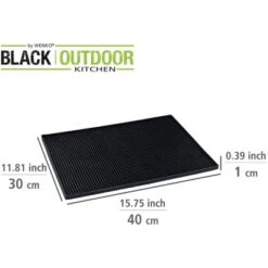 Wenko Abtropfmatte Maxi 40 Cm X 30 Cm Black Outdoor Kitchen Schwarz 4 Wenko Abtropfmatte Maxi 40 Cm X 30 Cm Black Outdoor Kitchen Schwarz -Geschäft Für Grillzubehör Für Die Küche Zu Hause 4008838357705 1068 03