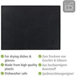 Wenko Abtropfmatte Maxi 40 Cm X 30 Cm Black Outdoor Kitchen Schwarz 5 Wenko Abtropfmatte Maxi 40 Cm X 30 Cm Black Outdoor Kitchen Schwarz -Geschäft Für Grillzubehör Für Die Küche Zu Hause 4008838357705 1068 04