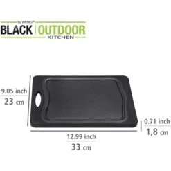 Wenko Schneidebrett Kombi Mit Griff Und Saftrille 33 Cm X 23 Cm Schwarz 6 Wenko Schneidebrett Kombi Mit Griff Und Saftrille 33 Cm X 23 Cm Schwarz -Geschäft Für Grillzubehör Für Die Küche Zu Hause 4008838371190 1068 05