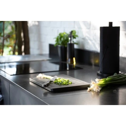 Wenko Schneidebrett Kombi mit Griff und Saftrille 33 cm x 23 cm Schwarz Wenko Schneidebrett Kombi Mit Griff Und Saftrille 33 Cm X 23 Cm Schwarz -Geschäft Für Grillzubehör Für Die Küche Zu Hause 4008838371190 1068 08