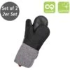 Wenko Topfhandschuhe Ada 2er-Set Silikon-Handflächen Schwarz -Geschäft Für Grillzubehör Für Die Küche Zu Hause 4008838378946 1068 02