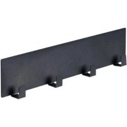 Wenko Magnetische Hakenleiste Ima Mit 4 Haken Schwarz