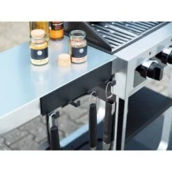 Wenko Magnetische Hakenleiste Ima Mit 4 Haken Schwarz -Geschäft Für Grillzubehör Für Die Küche Zu Hause 4008838381373 1068 07