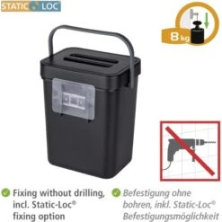 Wenko Abfallsammler Mit Griff Tago Black Outdoor Kitchen 5 L 4 Wenko Abfallsammler Mit Griff Tago Black Outdoor Kitchen 5 L -Geschäft Für Grillzubehör Für Die Küche Zu Hause 4008838383353 1068 03