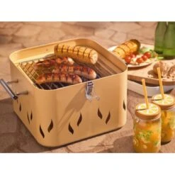 Tragbarer Grill Im Retrostyle -Geschäft Für Grillzubehör Für Die Küche Zu Hause 4048126048458 AB02 170321