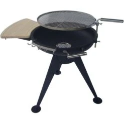 EL Fuego Holzkohlegrill Mesquite 92 Cm X 90 Cm X 90 Cm Schwarz