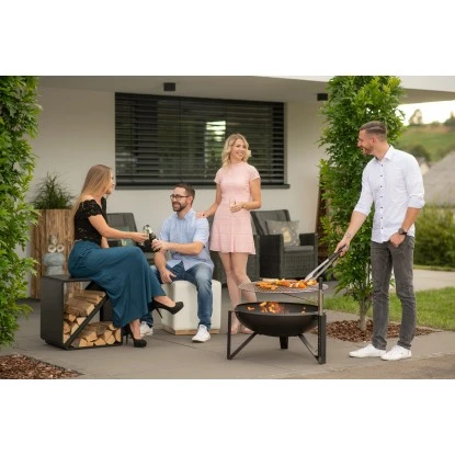 Westmann Premium Grill Feuerstelle inkl. Grillrost Ø 70 cm x 75 cm Schwarz Westmann Premium Grill Feuerstelle Inkl. Grillrost Ø 70 Cm X 75 Cm Schwarz -Geschäft Für Grillzubehör Für Die Küche Zu Hause 4260280773407 1741 AB 02