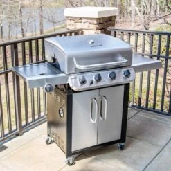 Char-Broil Gasgrill Convective 440 S Mit 4 Brennern Und Seitenkocher -Geschäft Für Grillzubehör Für Die Küche Zu Hause 4519203 1