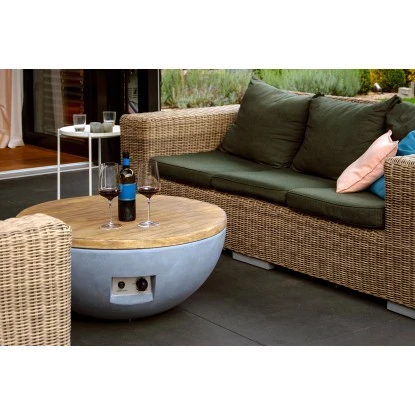 Dobar Outdoor-Feuerschale mit Gasflamme Lunar Ø 90 cm Grau Dobar Outdoor-Feuerschale Mit Gasflamme Lunar Ø 90 Cm Grau -Geschäft Für Grillzubehör Für Die Küche Zu Hause 4637 lavaofenfeuerstelle 7