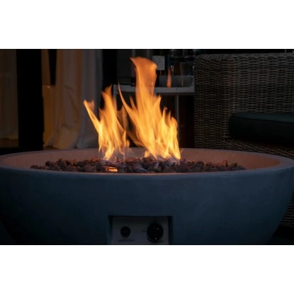 Dobar Outdoor-Feuerschale mit Gasflamme Lunar Ø 90 cm Grau Dobar Outdoor-Feuerschale Mit Gasflamme Lunar Ø 90 Cm Grau -Geschäft Für Grillzubehör Für Die Küche Zu Hause 637 lavaofenfeuerstelle 11