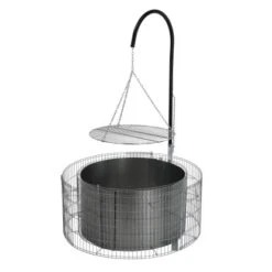 Bellissa Gabionen Grill- Und Feuerstelle 92 Cm X 40 Cm X 142 Cm