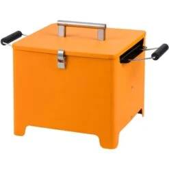Tepro Holzkohlegrill Chill & Grill Cube Orange 31,5 X 31,5 Cm