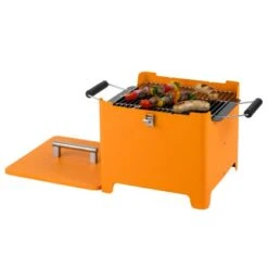 Tepro Holzkohlegrill Chill & Grill Cube Orange 31,5 X 31,5 Cm 4 Tepro Holzkohlegrill Chill & Grill Cube Orange 31,5 X 31,5 Cm -Geschäft Für Grillzubehör Für Die Küche Zu Hause 660793 2400 Cube 03