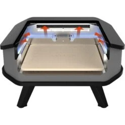 Cozze 17'' Pizzaofen Für Gas Mit Pizzastein 8,0 KW -Geschäft Für Grillzubehör Für Die Küche Zu Hause 708614903469 1025100 CU 07
