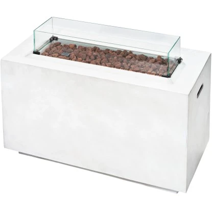 Amare Gas-Feuerstelle für den Außenbereich Weiß Amare Gas-Feuerstelle Für Den Außenbereich Weiß -Geschäft Für Grillzubehör Für Die Küche Zu Hause 765591 4655 01