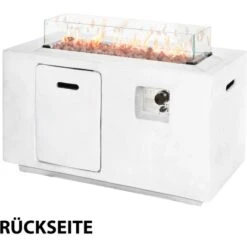 Amare Gas-Feuerstelle Für Den Außenbereich Weiß 6 Amare Gas-Feuerstelle Für Den Außenbereich Weiß -Geschäft Für Grillzubehör Für Die Küche Zu Hause 765591 4655 05