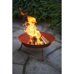 Gartenfreude Design Feuerschale Ø 47 Cm Rostrot -Geschäft Für Grillzubehör Für Die Küche Zu Hause 765595 4655 03