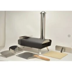 Tepro Pellet-Pizzaofen Danbury Schwarz-Edelstahl -Geschäft Für Grillzubehör Für Die Küche Zu Hause 769370 2400 03