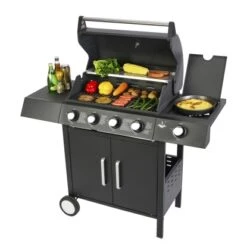 El Fuego Gasgrill San Angelo 4+1 Brenner Ca. 119,5 X 110,5 X 53 Cm -Geschäft Für Grillzubehör Für Die Küche Zu Hause 8264111 2240 1
