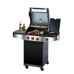 El Fuego Gasgrill Houston 3+1 Ca. 110 X 112 X 56,5 Cm -Geschäft Für Grillzubehör Für Die Küche Zu Hause 826417 19