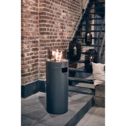 Enders® Feuerstelle Nova LED L Grey-Black -Geschäft Für Grillzubehör Für Die Küche Zu Hause 831234 3795 5605 7