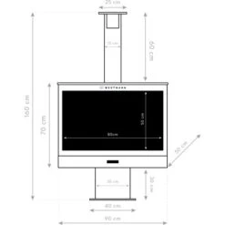 Westmann Grill Und Kaminofen Schwarz -Geschäft Für Grillzubehör Für Die Küche Zu Hause 8346462 1741 WMLG868B 08
