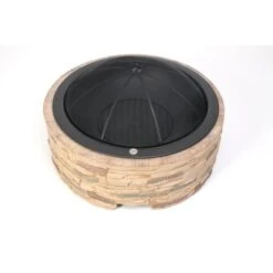 Westmann Feuerstelle Mit Abfanggitter Steinoptik -Geschäft Für Grillzubehör Für Die Küche Zu Hause 8346603 1741 WMLG909 01