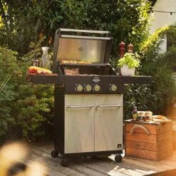 Jamestown 3-Brenner Gasgrill Maddox -Geschäft Für Grillzubehör Für Die Küche Zu Hause 8460230 AB01 070221