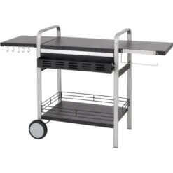 Tepro BBQ Tisch Schwarz-Silber 150,5 X 97,5 X 59,5 Cm (BxHxT)