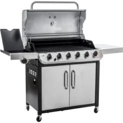 Char-Broil Gasgrill Convective 640 S Mit 6 Brennern Und Seitenkocher Edelstahl -Geschäft Für Grillzubehör Für Die Küche Zu Hause 946834 140903 4