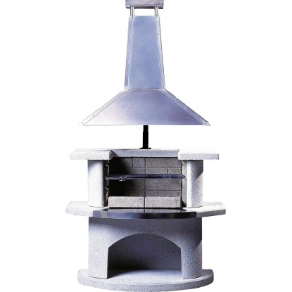 Buschbeck Grillkamin Venedig Weiß mit Edelstahlhaube Buschbeck Grillkamin Venedig Weiß Mit Edelstahlhaube -Geschäft Für Grillzubehör Für Die Küche Zu Hause 952247