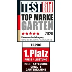 Tepro Schwenkgrill Cary Ca. Ø 46,5 Cm Schwarz -Geschäft Für Grillzubehör Für Die Küche Zu Hause Siegel Platz1 TEPRO PL GG