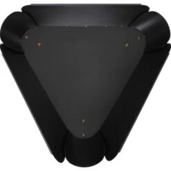 VASNER Merive M1 Feuerschale Niedrig Abgerundet Schwarz -Geschäft Für Grillzubehör Für Die Küche Zu Hause garten terrasse draufsicht