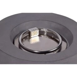 Dobar Outdoor-Feuerschale Mit Gasflamme Calido Ø 60 Cm Grau -Geschäft Für Grillzubehör Für Die Küche Zu Hause lavaofengasfeuerstelle 04 1